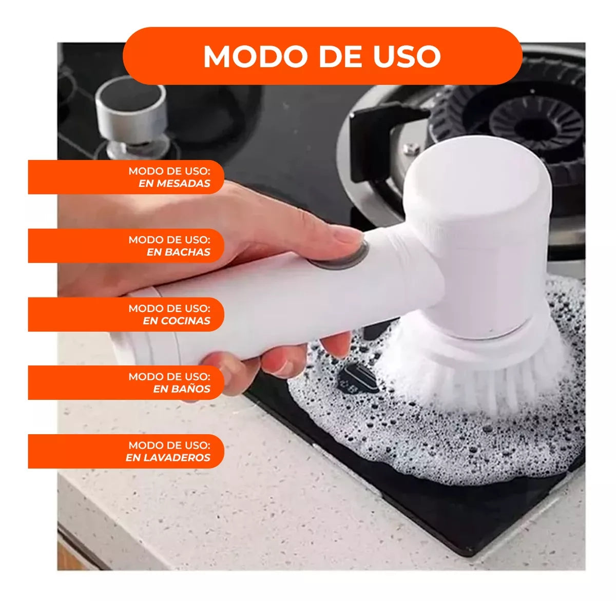 PowerBrush – Cepillo Eléctrico de Limpieza