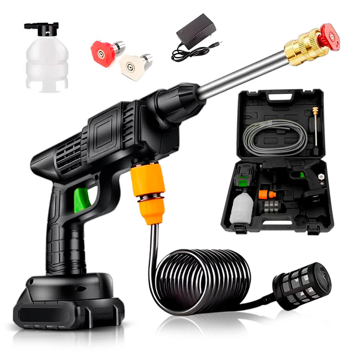 HydroPower: Hidrolavadora Inalámbrica de Alta Presión