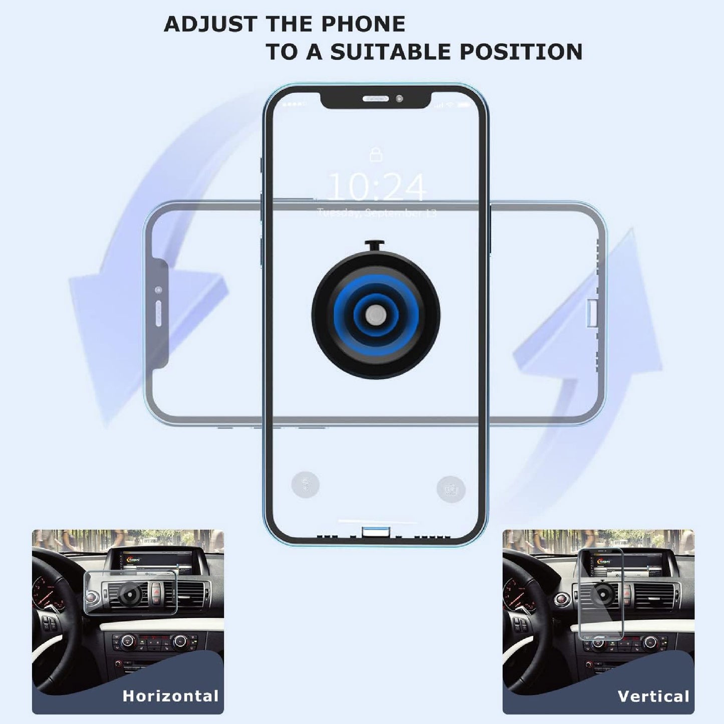 MagnoGrip – Soporte Eléctrico 360° para Auto